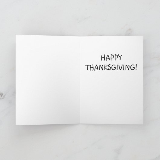 FUNNY AUTOPSY THANKSGIVING KAART en GIFT (Binnen)