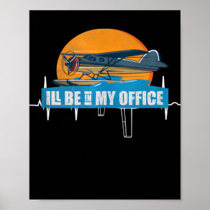 Funny Aviation Apparel is Kantoor Funny Pilot Gift Poster