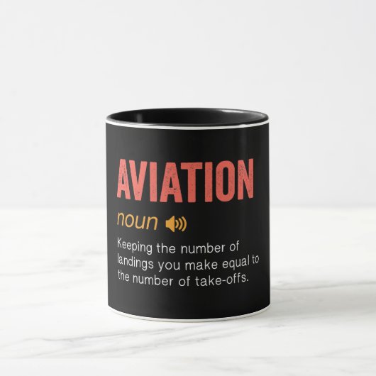 Funny Aviation Definition Mok (Midden)