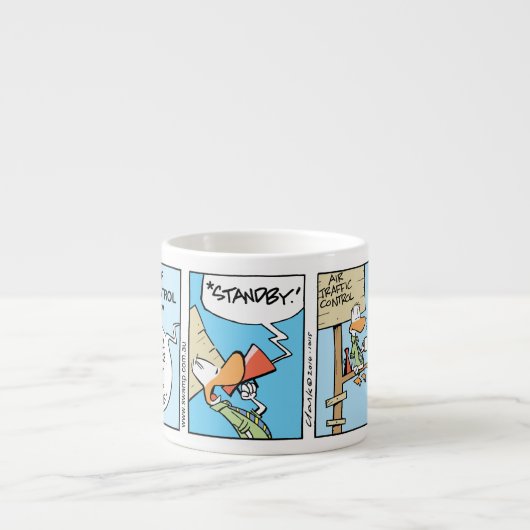 Funny Aviation Humor Espresso Mok (Voorkant)