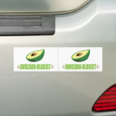 Funny Avocado Bumpersticker (Op auto)
