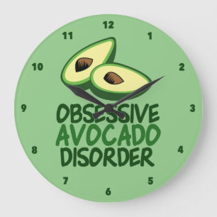 Funny Avocado Lover Kitchen Grote Klok