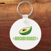 Funny Avocado Sleutelhanger (Voorkant)