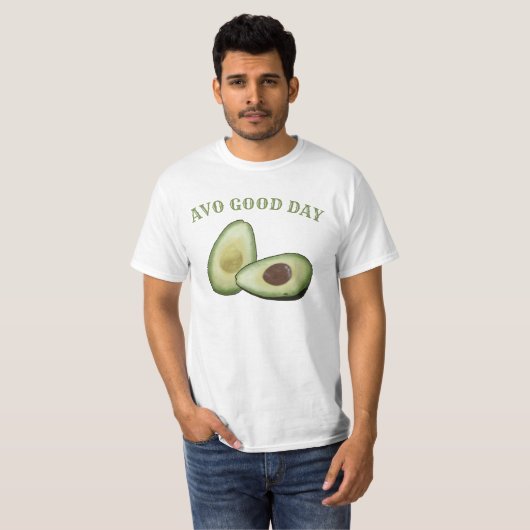 Funny Avocado T-shirt (Voorkant volledig)