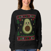 Funny Avocado Ugly kerstSweater Fruit Lover G Trui (Voorkant)