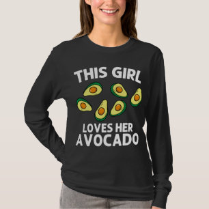 Funny Avocado voor meisjes Kind Pear Guac Avocados T-shirt