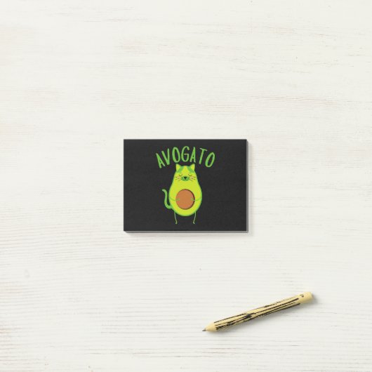 Funny Avogato Post-it® Notes (Op bureau)