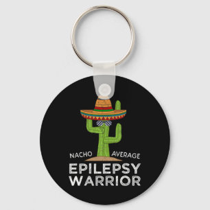 Funny Awareness Epilepsy Warrior Sleutelhanger