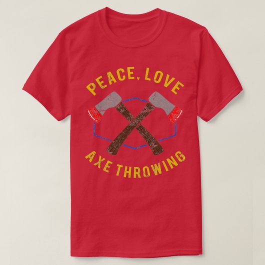Funny Ax Throwing Expert Gift Lumberjack T-shirt (Design voorkant)