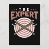 Funny Ax Throwing Expert Hatchet Woodworker Briefkaart (Voorkant)