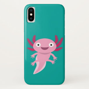 Funny Axolotl Illustratie iPhone X Hoesje