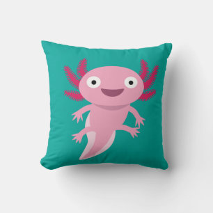 Funny Axolotl Illustratie Kussen