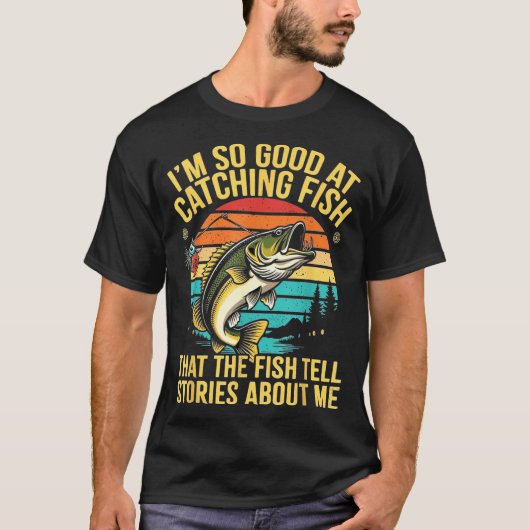 Funny B Fishing Quote Angler Snnerbait Lure Humor  T-shirt (Voorkant)