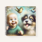 Funny Baby Adventure Journal Notitieboek (Voorkant)
