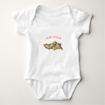 Funny baby body suit kleine gemberroodkoproodkopko