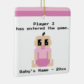 Funny Baby Eerste kerstvideo Game Ornament (Rechts)
