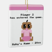 Funny Baby Eerste kerstvideo Game Ornament (Rechts)