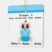 Funny Baby Eerste kerstvideo Game Ornament (Links)