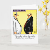 Funny Baby Félicitations Carte de voeux (Fleur jaune)