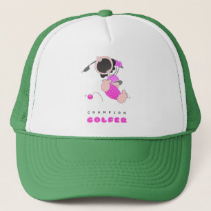 Funny Baby Golf Funny Cartoon Golfer Financier Trucker Pet