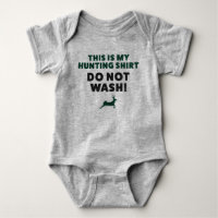 Funny Baby Hunting Jersey Bodysuit Shirt