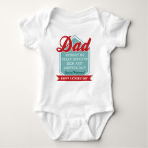 Funny Baby Onsie voor Vaderdag