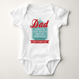 Funny Baby Onsie voor Vaderdag Romper