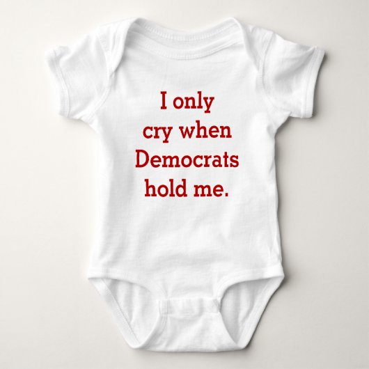 Funny Baby Republikein of Conservative Shirt, ik m Romper (Voorkant)