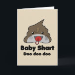 Funny Baby Shark Parody Poop Emoji Carte d'anniver<br><div class="desc">Bébé shark,  doo doo doo doo ! The classic that's taking the world by storm,  rimagined en SHART. Bébé shart,  that ! Et c'est pas doo doo. A funny poop emoji baby shart birthday card that have them busting their butt,  je suis bien,  laughing !!</div>