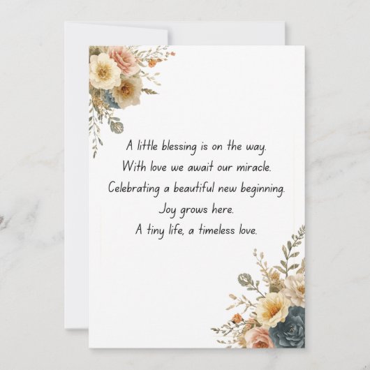 Funny Baby Shower Party Invitation Template (Devant)