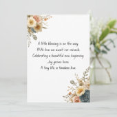 Funny Baby Shower Party Invitation Template (Debout devant)