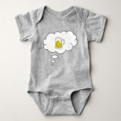 Funny Baby's eerste bierdroom Romper (Voorkant)
