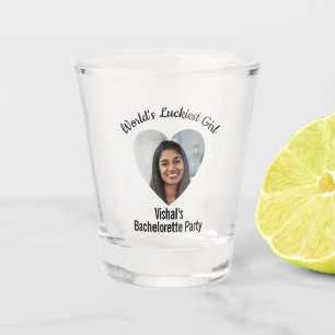 Funny Bachelor Party Favor Bride's Face Shot Glass Shot Glas