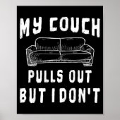 Funny Bachelor Party S Pull Out Mens Humor Sarcast Poster (Voorkant)