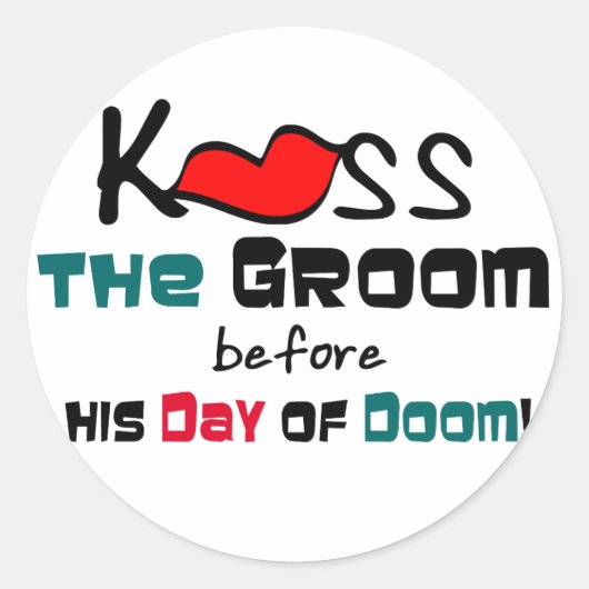 Funny Bachelor Party Stickers (Voorkant)