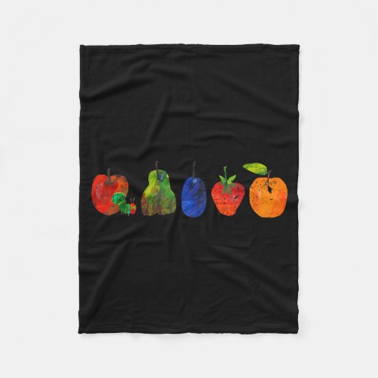 Funny Back To School Cute Hungry Lover Fruits Teac Fleece Deken (Voorkant)
