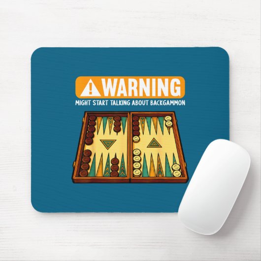 Funny Backgammon  Muismat (Met muis)