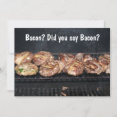 Funny Bacon BBQ, Uitnodiging (Voorkant)