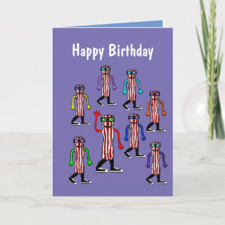 Funny Bacon & Egg Birthday Card Gift Kaart