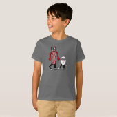 Funny Bacon & Egg Kinder T-shirt (Voorkant volledig)