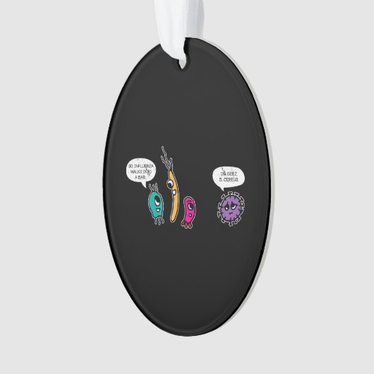 Funny Bacteria Pun Biology (devant)