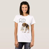 Funny Bad Chien chiot Où est mon T-shirt Chaussure (Devant entier)