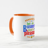 FUNNY Bad for Business Ideaal voor plezier Mok (Voorkant links)