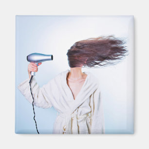Funny Bad Hair Day magnet Magneet