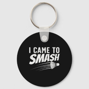 Funny Badminton Design for Men Women Kinder Badmin Sleutelhanger
