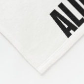 Funny Badminton Player Love Shuttle Design  Fleece Deken (Hoek)