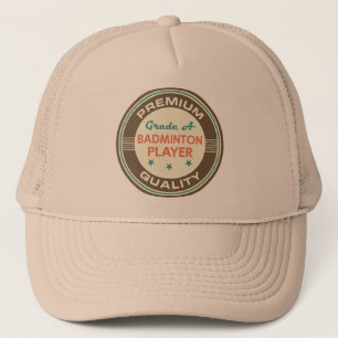 Funny Badminton Player (Premium Quality) Gift Trucker Pet