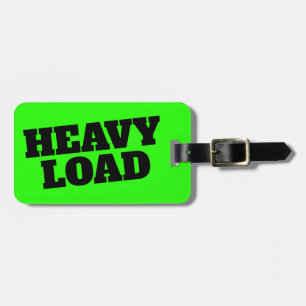 Funny-bagagelabels voor reiskoffers Zware lading Bagagelabel