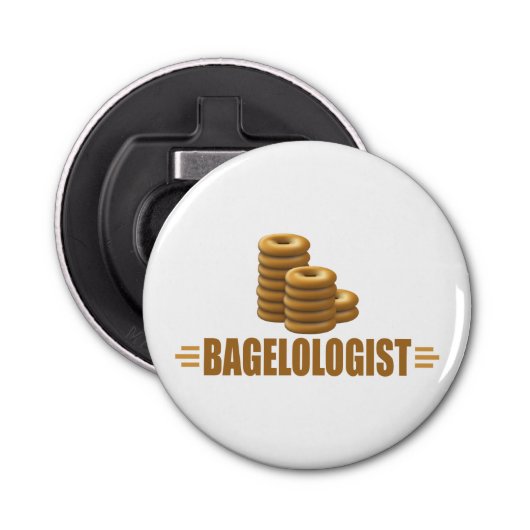 Funny Bagel, Bakery Button Flesopener (Voorkant)
