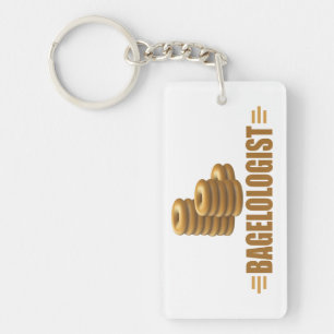 Funny Bagel Sleutelhanger